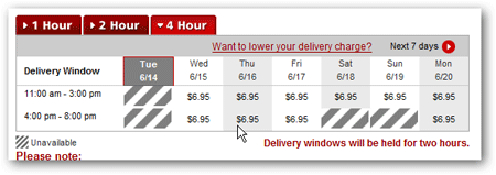 san francisco grocery delivery 4 hour window